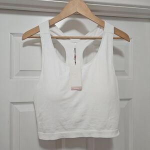 ❤️NWT❤️ Calia Seamless Brami - White Ribbed Crop Top